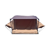 Trailora Summit Soft-Shell Aluminum Rooftop Tent With Ladder, LED Light Strip, And Memory Foam Mattress [2-3 Person] (SAK26814)