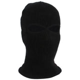 2 Holes Full Face Cover Hood Knitted Balaclava Face Mask