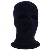 2 Holes Full Face Cover Hood Knitted Balaclava Face Mask