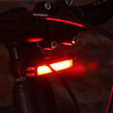 2-in-1 500LM Bicycle USB Rechargeable LED Bike Light Taillight Ultralight Warning Night