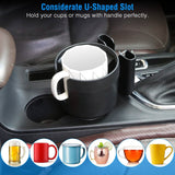 2-in-1 Car Cup Holder with Phone Holder Adjustable Base