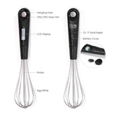 2-in-1 Instant Read Food Thermometer and Egg Whisk