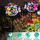 2-in-1 Outdoor Butterfly Solar Light Yard Stake