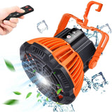 2-in-1 Portable Camping Lantern Electric Fan