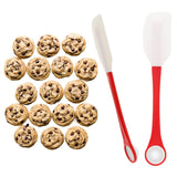 2-in-1 Silicone One Tablespoon Cookie Scoop and Spatula to Stir, Fold, Scrape