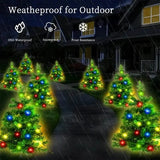 2-in-1 Solar Christmas Tree Lawn Light