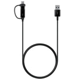 2-in-1 Type C Micro USB Cable