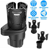 2-in-1 Universal Car Cup Mount Holder with Adjustable Base