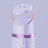 2-in-1 women's electric shaver - suitable for dry and wet hair removal on bikinis, eyebrows, face, legs, and armpits.