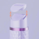 2-in-1 women's electric shaver - suitable for dry and wet hair removal on bikinis, eyebrows, face, legs, and armpits.
