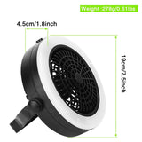 2-in-1 Outdoor Battery/USB Operated Portable Camping LED Fan