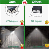 2-Pack: 100-LED Solar Powered Motion Sensor Lights With 270° Wide Angle