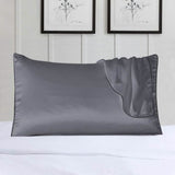 2-Pack 100% Silk Pillow Cover With Trim