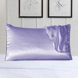 2-Pack: 100% Silk Pillow Cover with Trim