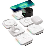 2-Pack: 3-in-1 Travel Charging Station for AirPods, Apple Watch and iPhone
