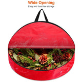 2-Pack: 30" Christmas Wreath Storage Bag 88L