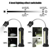 2-Pack: 360º Gooseneck LED Magnetic Base Lamp