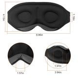2-Pack: 3D Contoured Cup Light Blockout Sleeping Mask