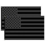 2-Pack: 3X5 Ft. All Black American Flag