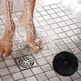 2-Pack: 6" Large Silicone Drain Plug Hair Stopper Flat Suction Cover