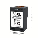 2-Pack: 63XL Ink Cartridges Black & Tri-Color for HP 63 Ink