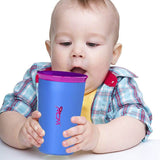 2-Pack: 9 Oz 360 Spill Free Wow Drinking Cup for Kids