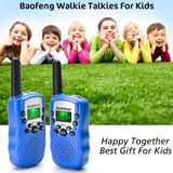 2-Pack: Baofeng Kids 2 Way Radio Walkie Talkies 22 Channel 3-5 Miles FRS/GMRS Toy