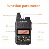 2-Pack: Baofeng T1 Walkie Talkie