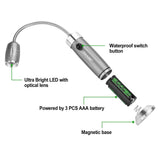 2-Pack: BBQ Grill LED Flashlight Goose Neck Outdoor Lamp