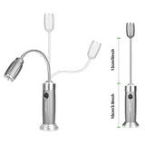 2-Pack: BBQ Grill LED Flashlight Goose Neck Outdoor Lamp