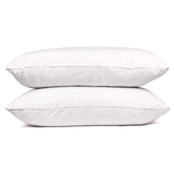 2-Pack: Beauty Sleep 100% Cotton-Covered Duck Feather Pillows