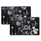 2-Pack: Bibb Home Anti Fatigue Foam Kitchen Mats