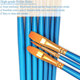 2-Pack: BOSOBO 10 Sizes Paint Brushes Set