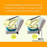 2-Pack: Car Seat Belt Extender