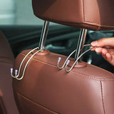 2-Pack: Car Seat Headrest Hook Hanger