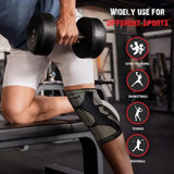 2-Pack: Copper Compression Knee Brace