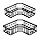 2-Pack: Corner Shower Caddy No Drilling Adhesive Shower Organizer