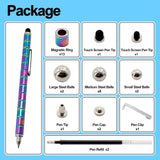 2-Pack: Decompression Magnet Metal Pen