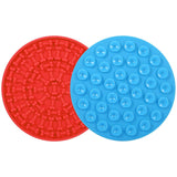 2-Pack: Dog Lick Pad Pet Shower Grooming Slow Feeder Distraction Mat