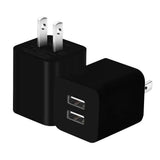2-Pack: Dual Port USB Wall Charger
