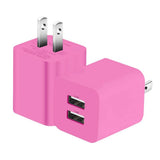 2-Pack: Dual Port USB Wall Charger