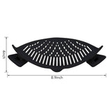 2-Pack: Easy Snap On Heat Resistance Silicone Kitchen Strainer