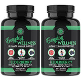 2-Pack: Everyday Wellness Immune Support with Elderberry and Vitamin C