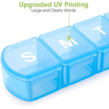 2-Pack: Extra Large Weekly Pill Organizer