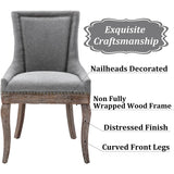 2-Pack: Fabric Upholstered Side Chairs Set