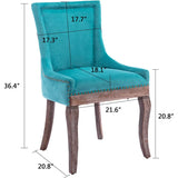 2-Pack: Fabric Upholstered Side Chairs Set
