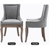 2-Pack: Fabric Upholstered Side Chairs Set