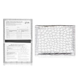 2-Pack: Faux Crocodile Leather Bling CDC Vaccination Card Immunization Record Protector Holder Passport