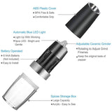 2-Pack: Gravity Electric Salt Pepper Grinder