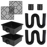 2-Pack: Gutter Downspout Extension Low Profile No Deep Digging Catch